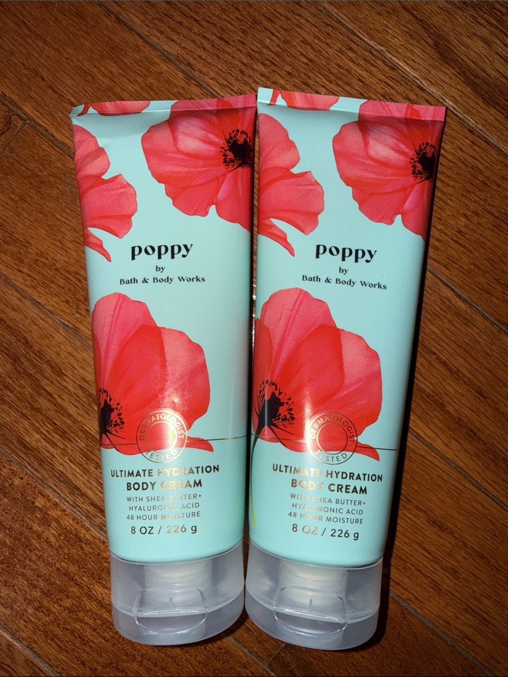 BBW 2 pc Body Wash POPPY